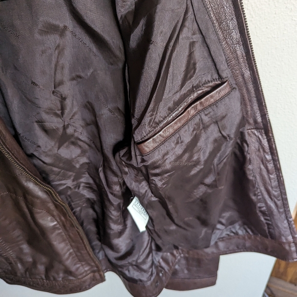 ✅💯VERSACE JEANS COUTURE LEATHER JACKET - Picture 10 of 15